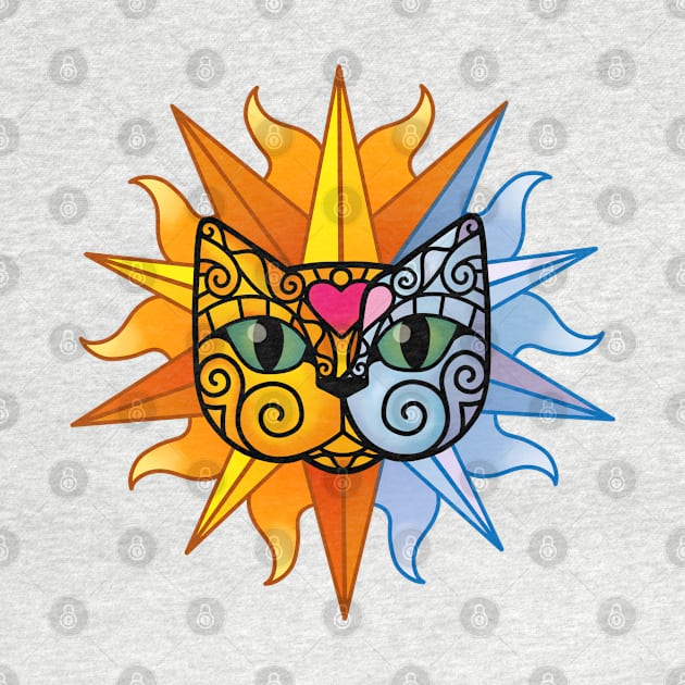 Sun and Moon Cat by Beth Wilson